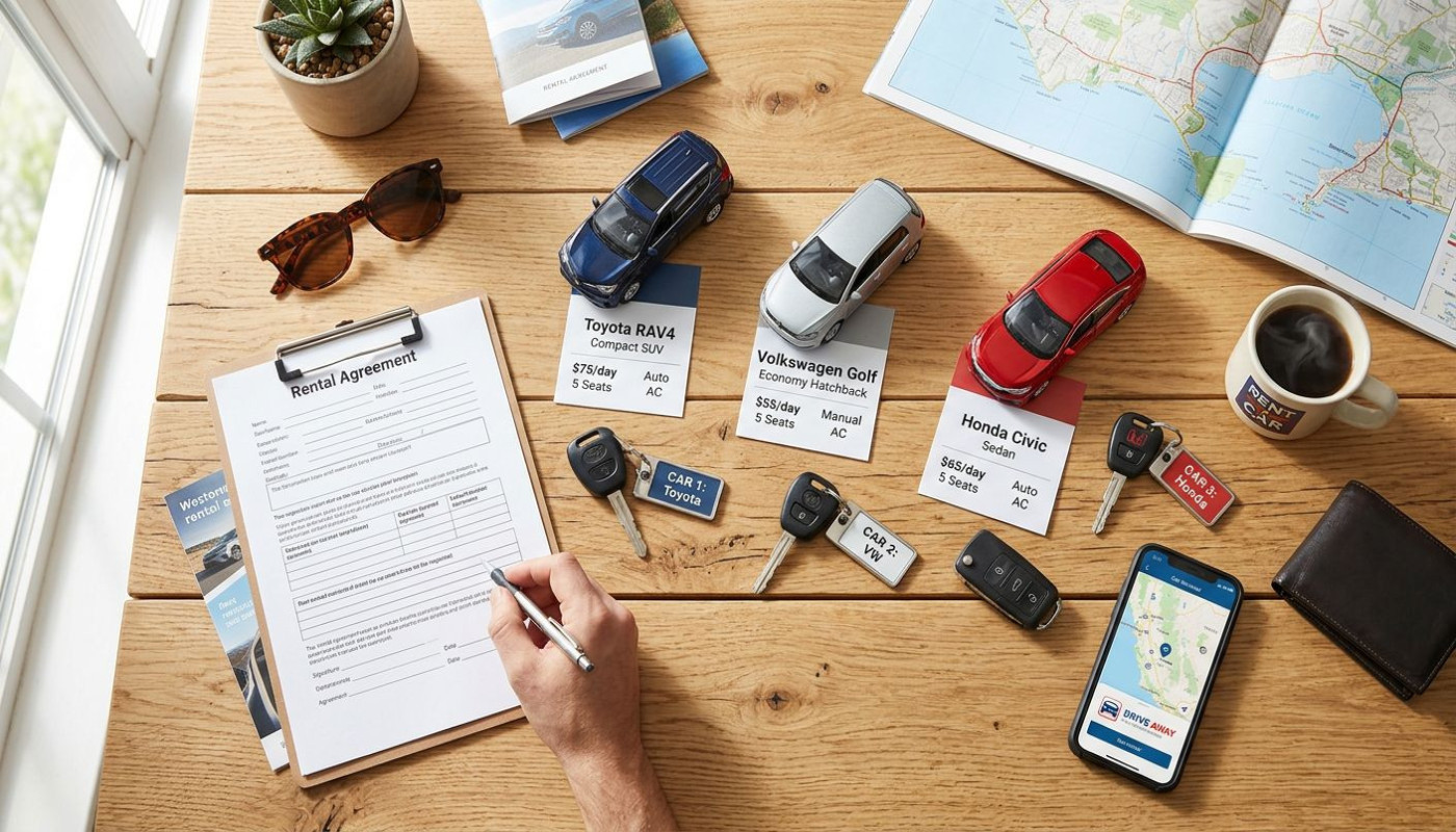 Optimiser votre voyage : choisir la bonne catégorie de véhicule de location